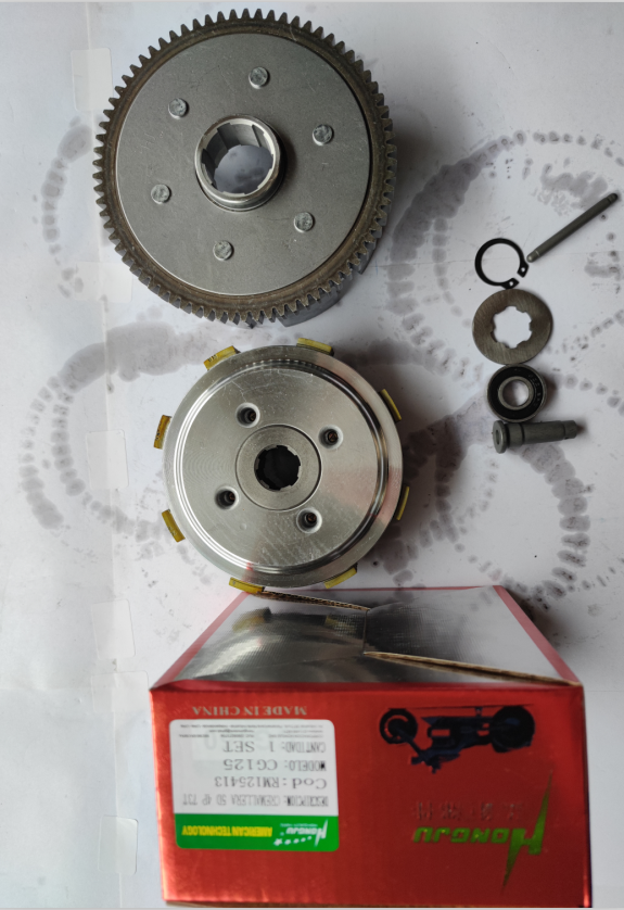 Clutch assembly 4 hole 5 plate 73 tooth CG125