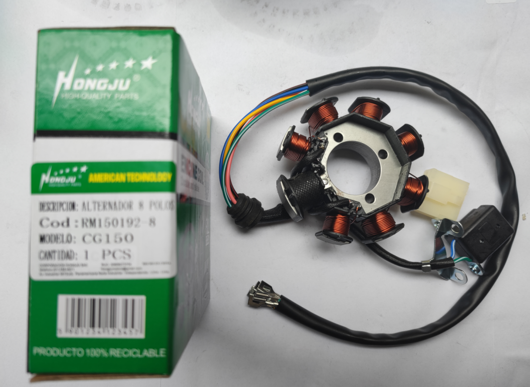 CG150 to eight pole coil