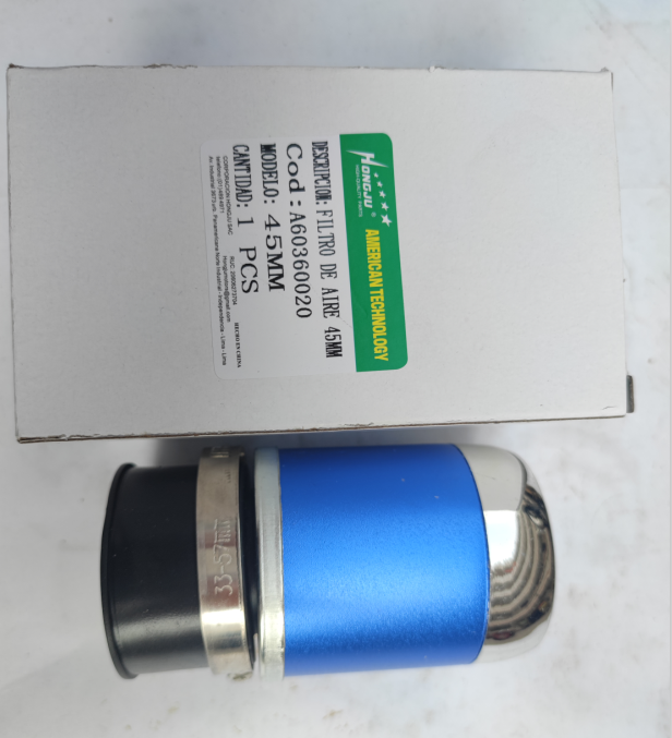 45MM air filter blue