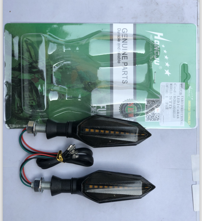 Double-sided rotating lamp