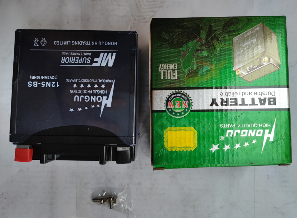 12N5-BS battery black