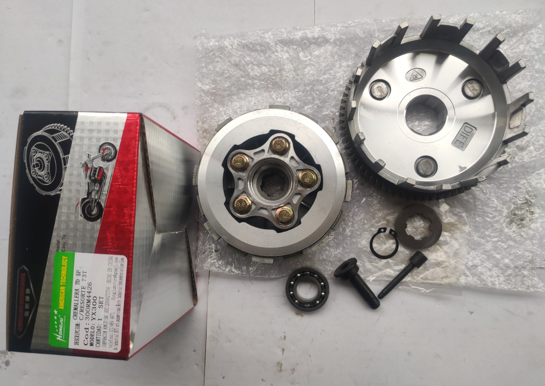 YX3000 clutch 7 disc 5 hole with spring 73 teeth