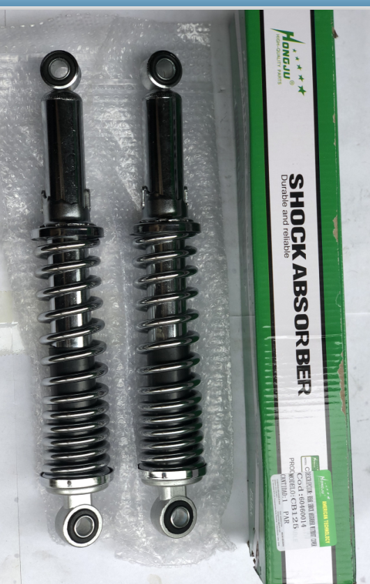 CB125 shock absorbers do not come with covers